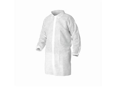 Disposable Lab Coat , Visitor Clothes , Lab Gown with Short Collar